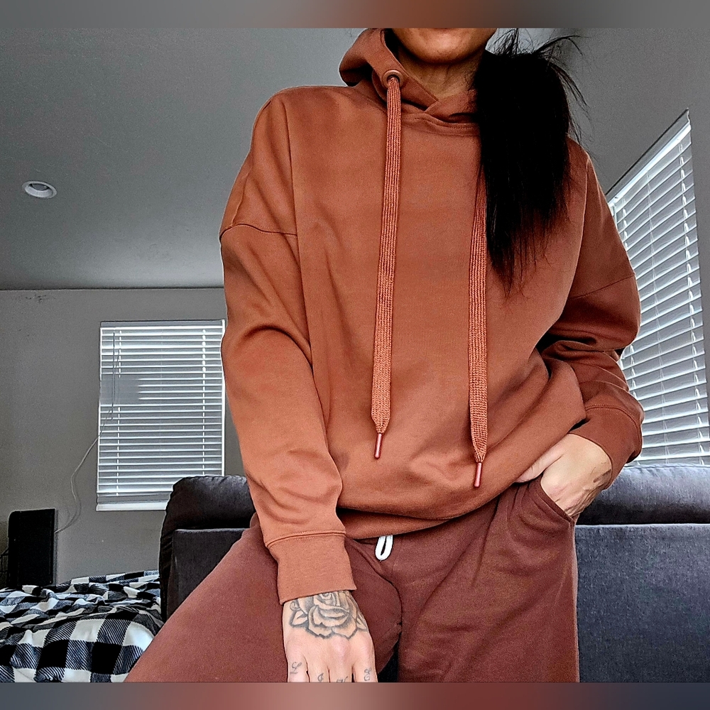 Thick and slouchy hoodie